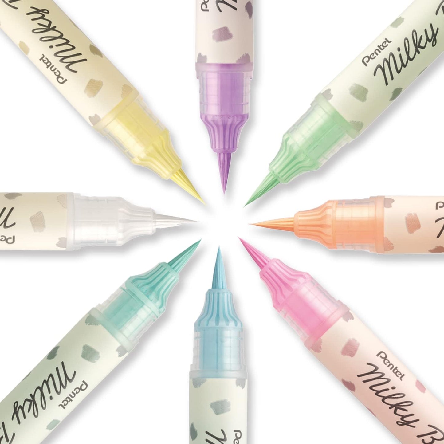 PENTEL - Bolígrafos Milky Brush