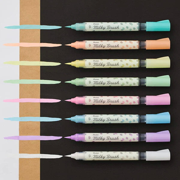 PENTEL - Bolígrafos Milky Brush