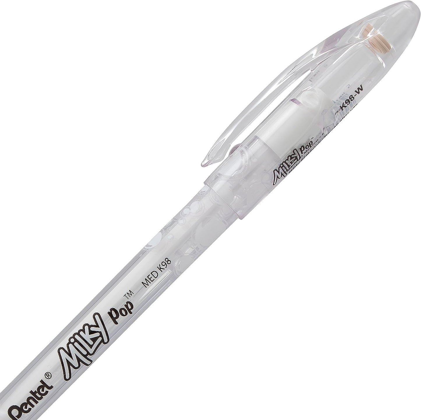 PENTEL - Hybrid Milky Pens (0.8mm) WHITE - Set of 2