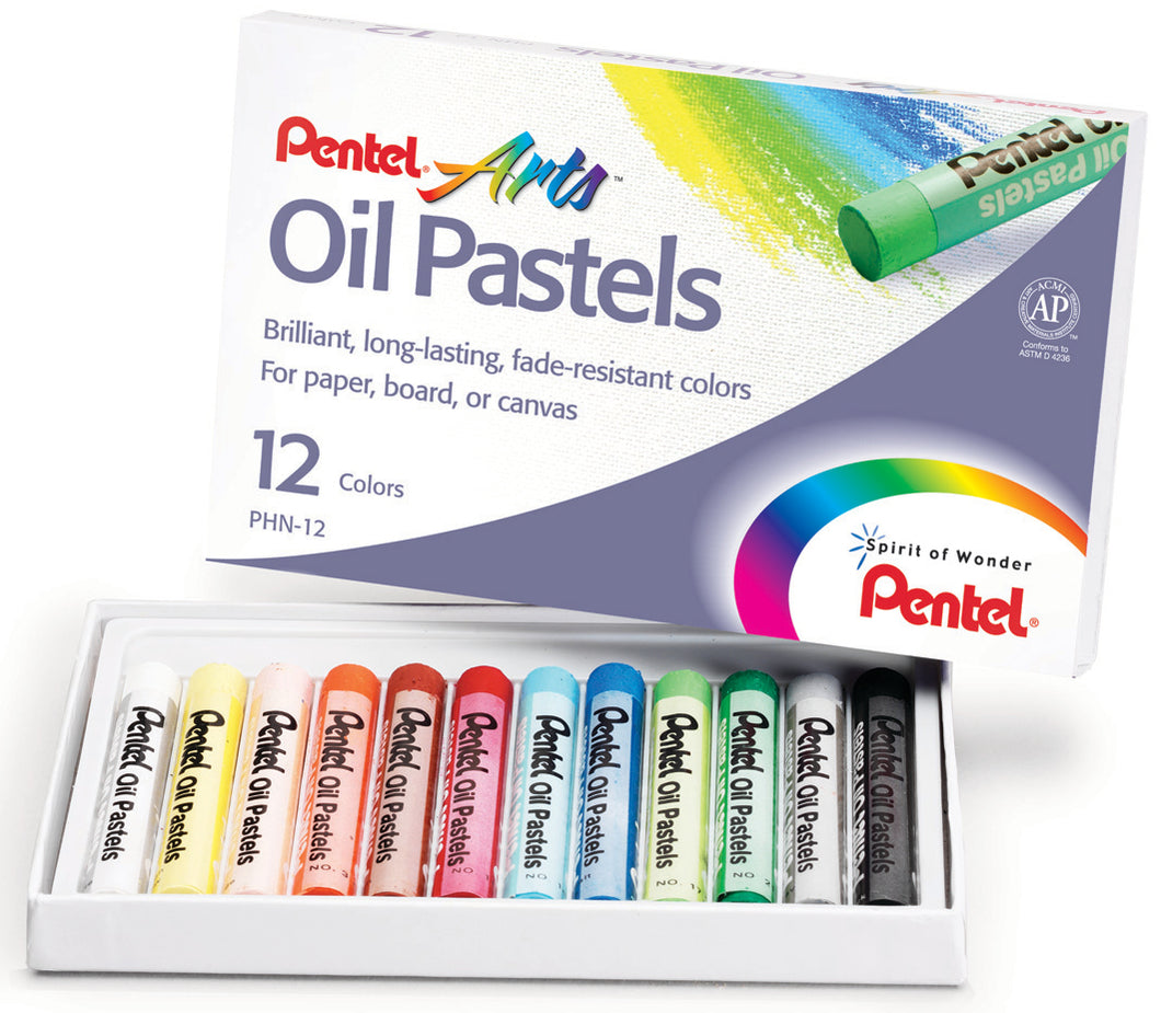 PENTEL - Oil Pastels - Sets de Crayones Óleo Pastel