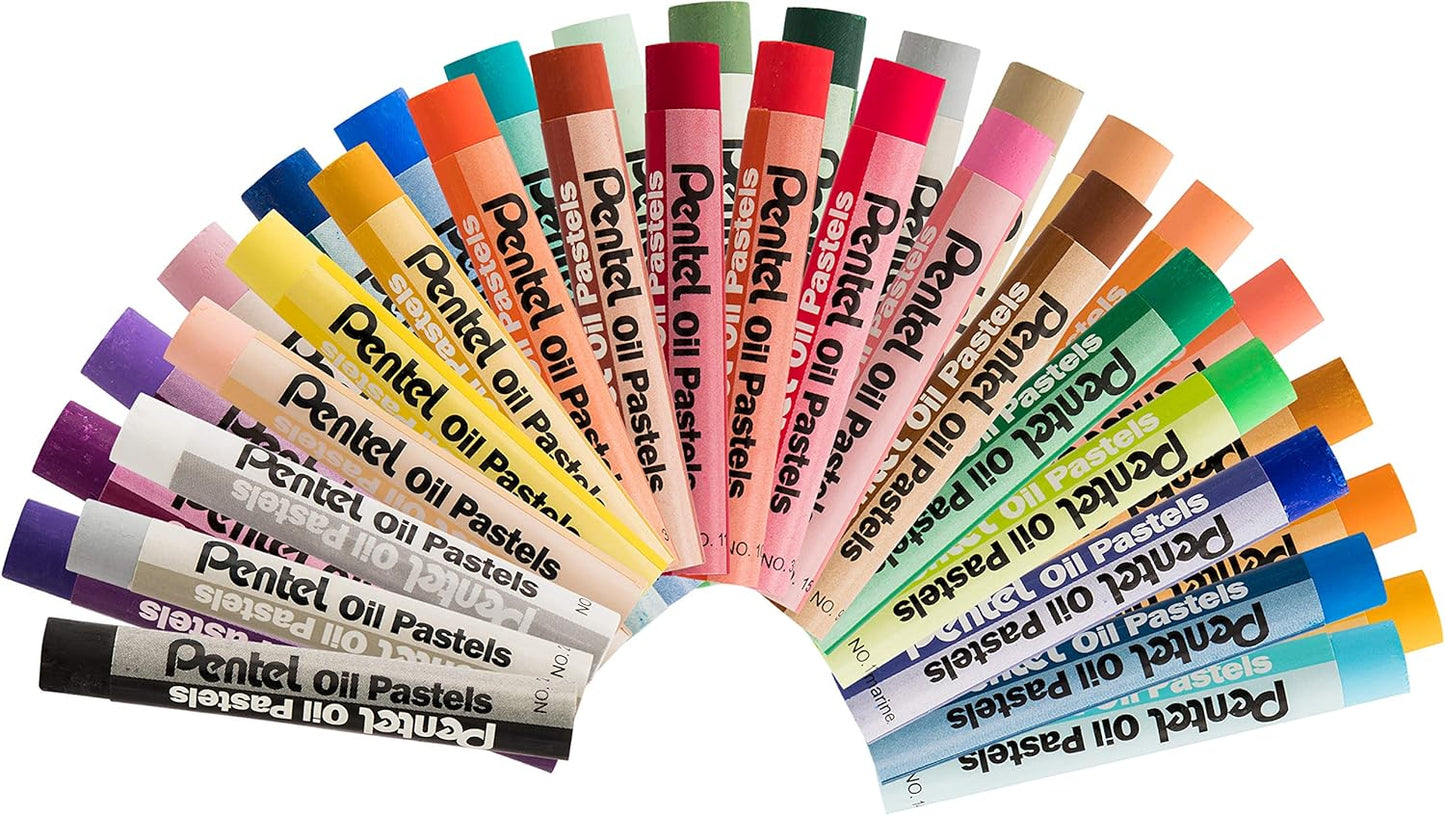PENTEL - Oil Pastels - Oil Pastel Crayon Sets