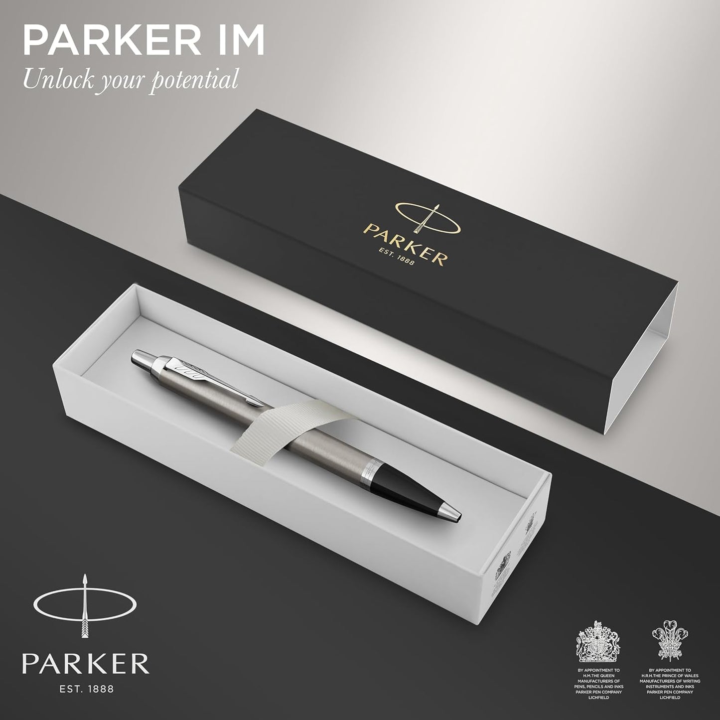 IM Chrome Trim Stainless Ballpoint Pen