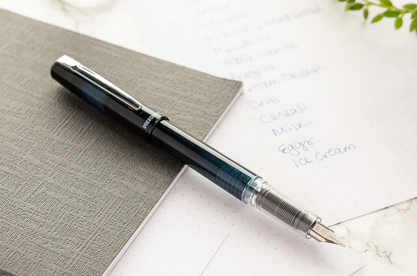 Platinum Prefounte Plumas Estilográficas - Graphite Blue