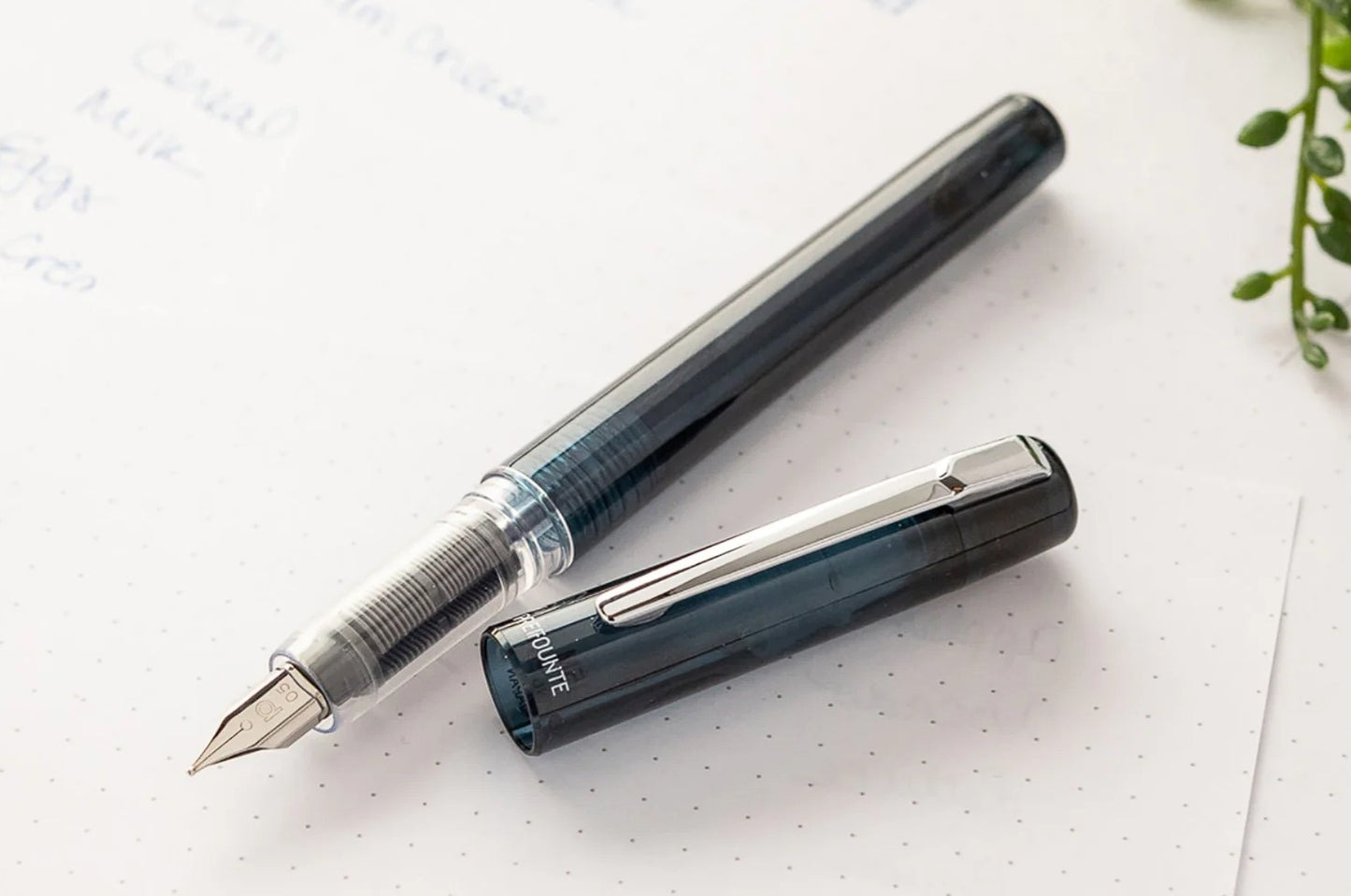 Platinum Prefounte Plumas Estilográficas - Graphite Blue
