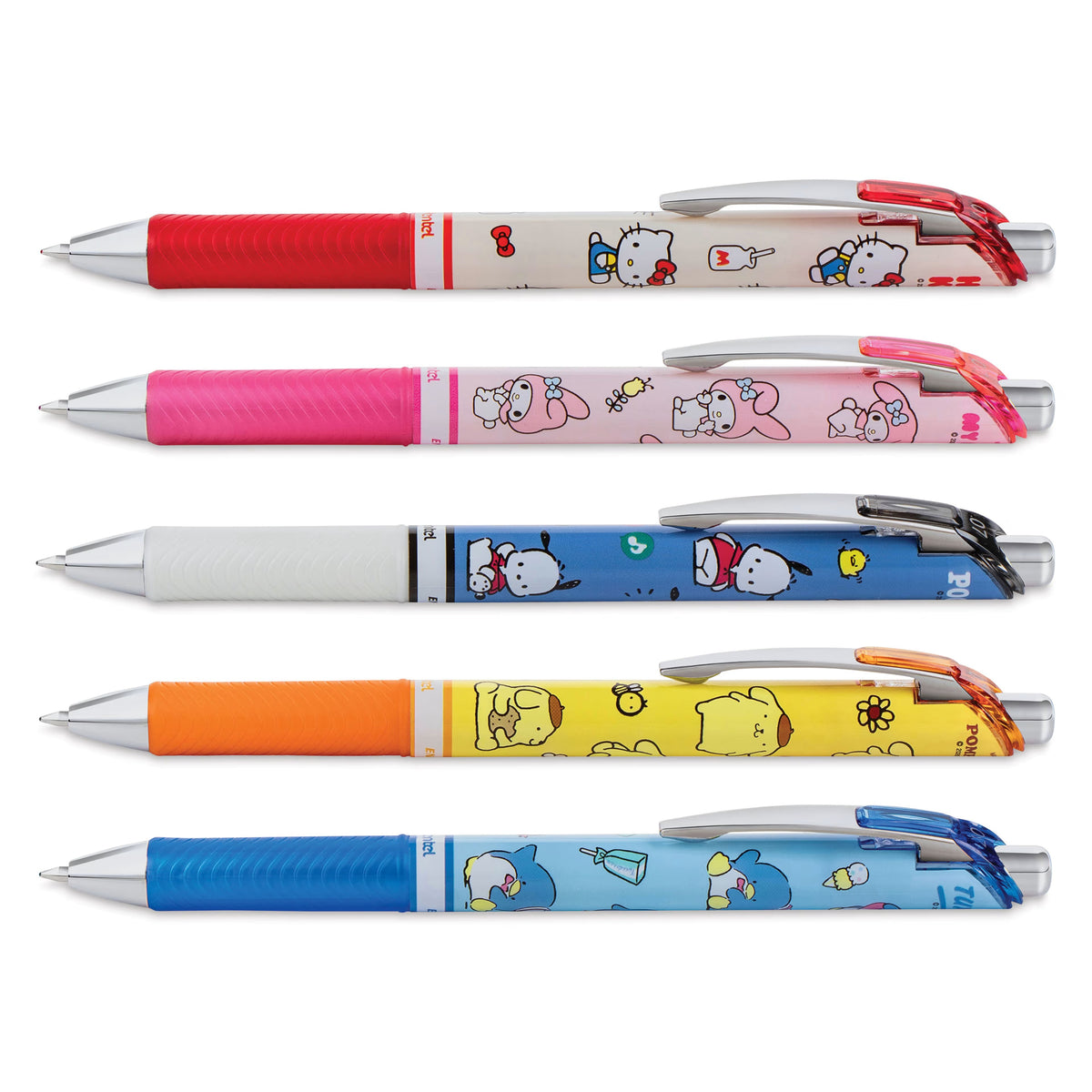 Pentel x Hello Kitty - RTX Boligrafo de Gel Set de 5