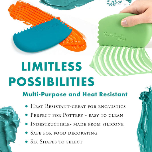 PRINCETON ARTIST BRUSH CO. - Catalyst Silicone Wedges (Cuñas de Silicona)