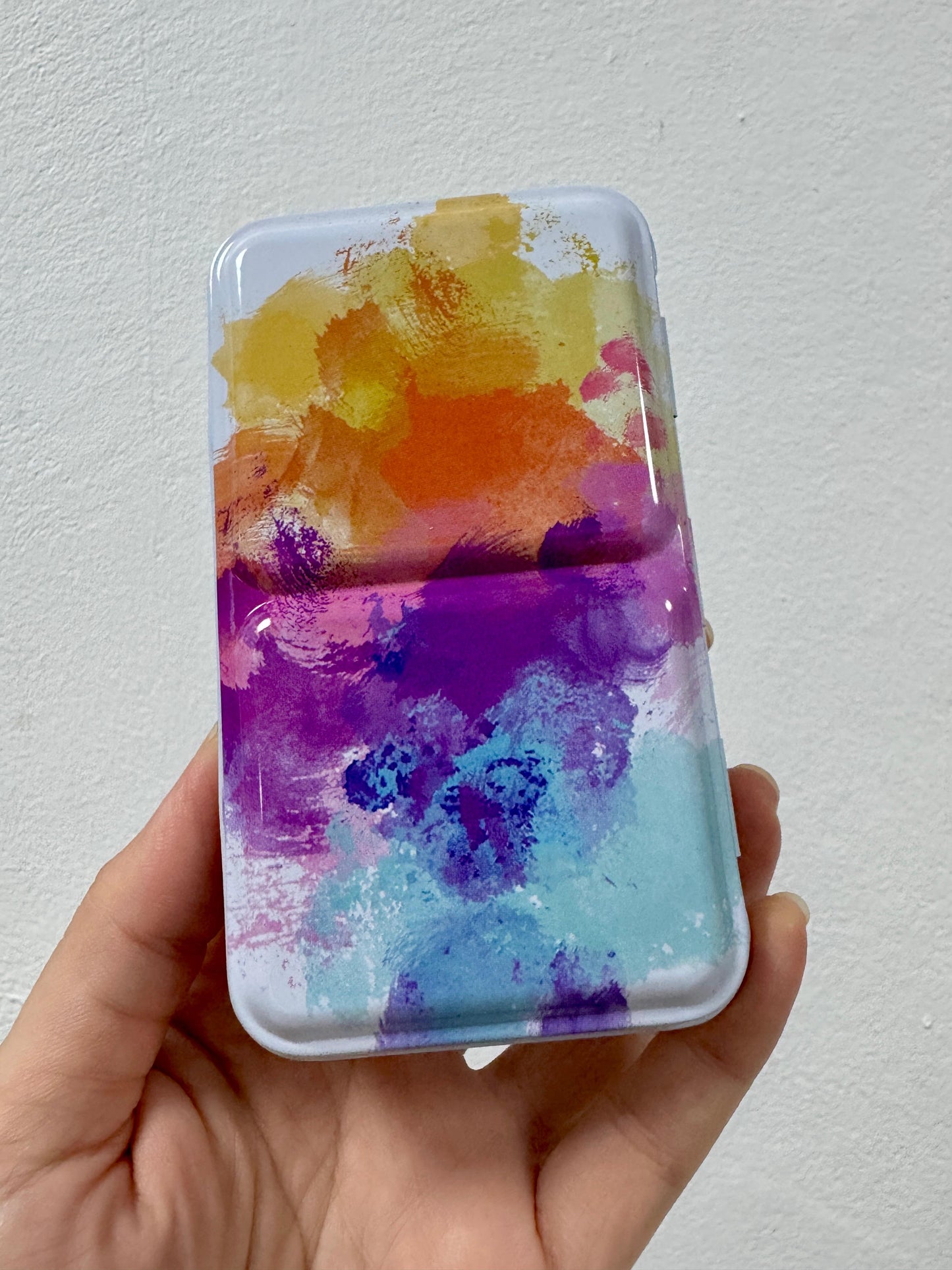 Watercolor Metal Box