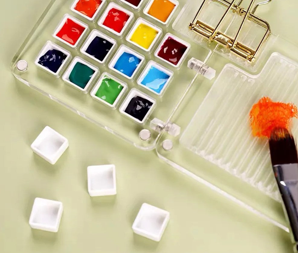 ACRYLIC PALETTE - Paleta acrílica para Acuarela Portatil