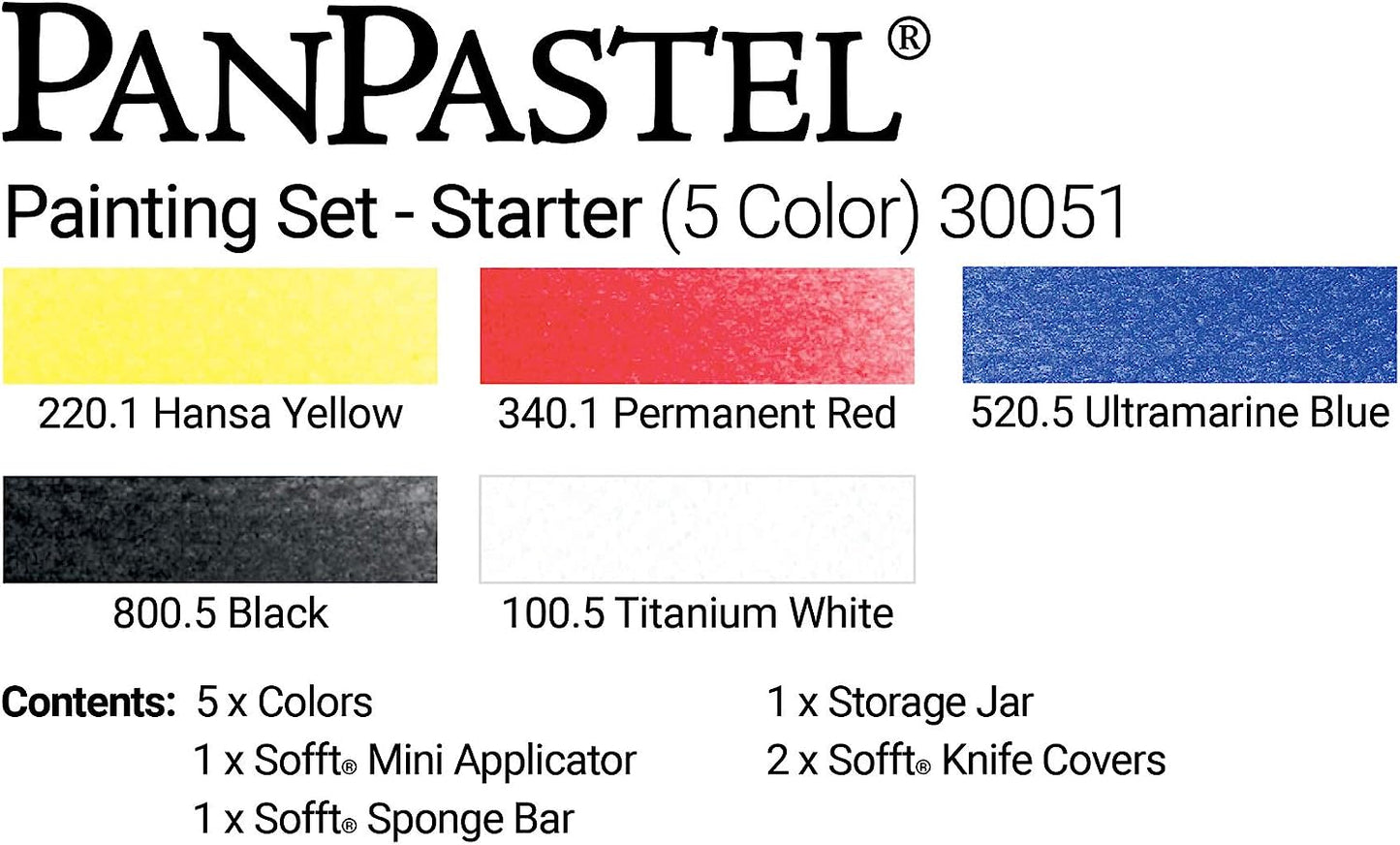 PANPASTEL - Compact Pastel Set of 5 colors