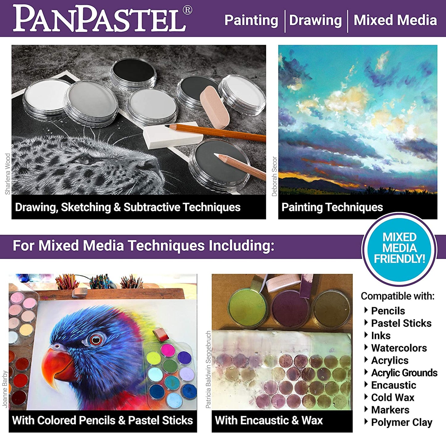 PANPASTEL - Compact Pastel Set of 5 colors