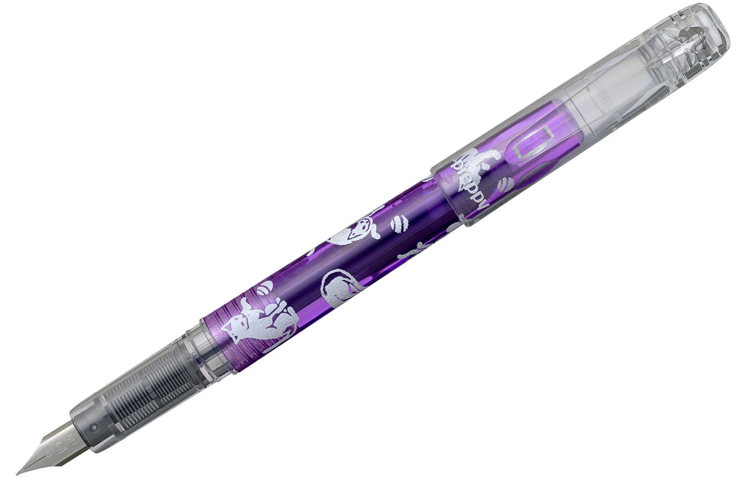 Platinum Preppy Wa Modern Maki-e Fountain Pen - Neko (Edición Limitada)