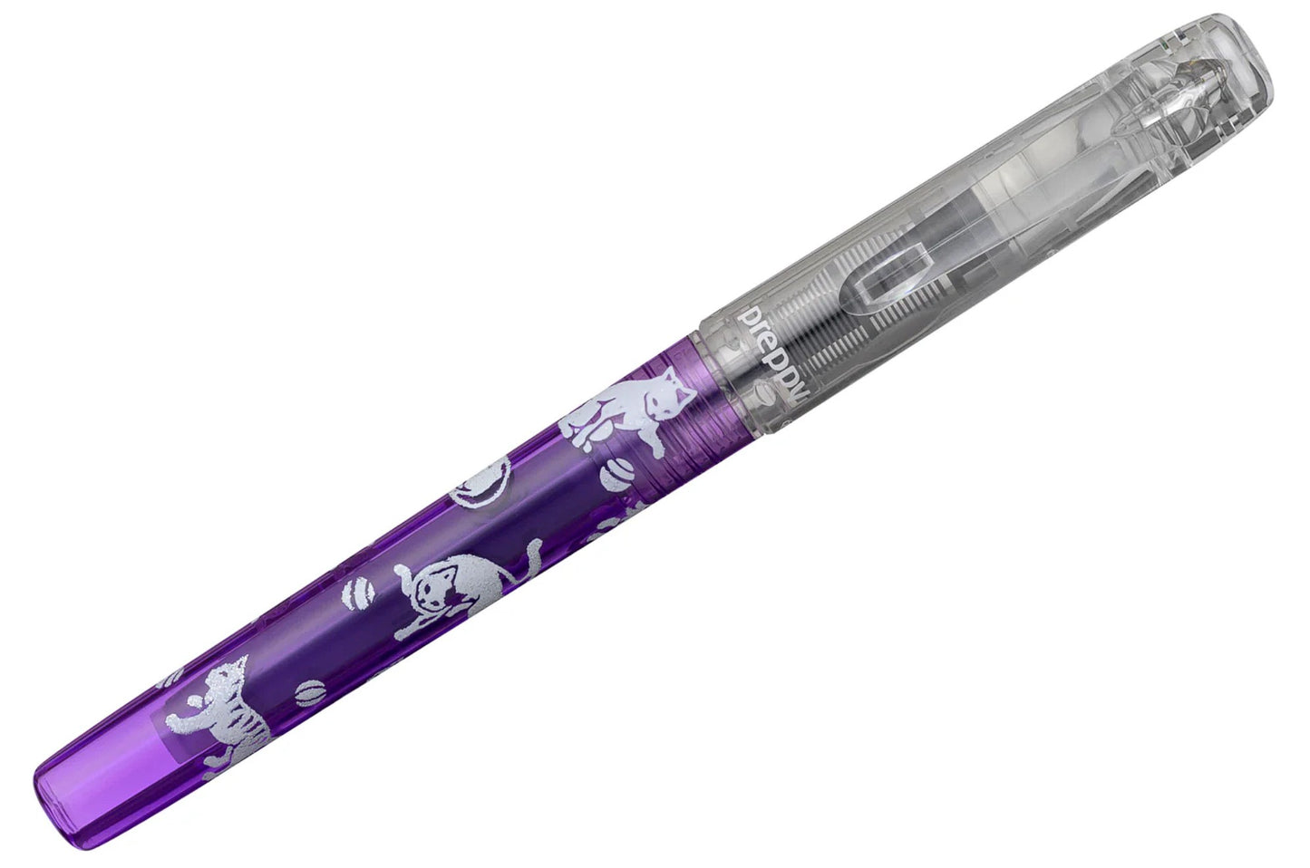 Platinum Preppy Wa Modern Maki-e Fountain Pen - Neko (Edición Limitada)