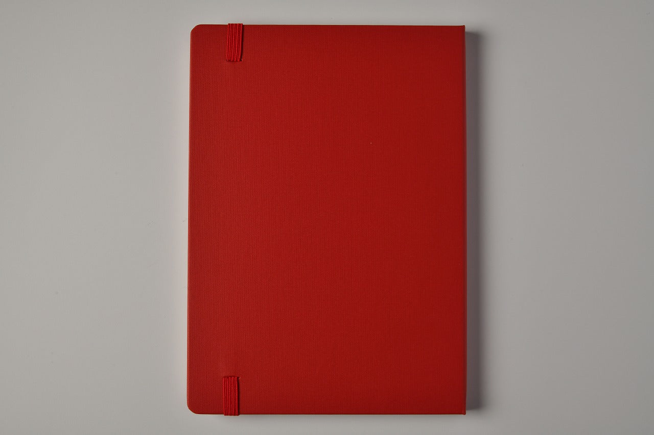 Apica Premium Notebook - Tapa Dura - A5 - Cuadriculado - Red