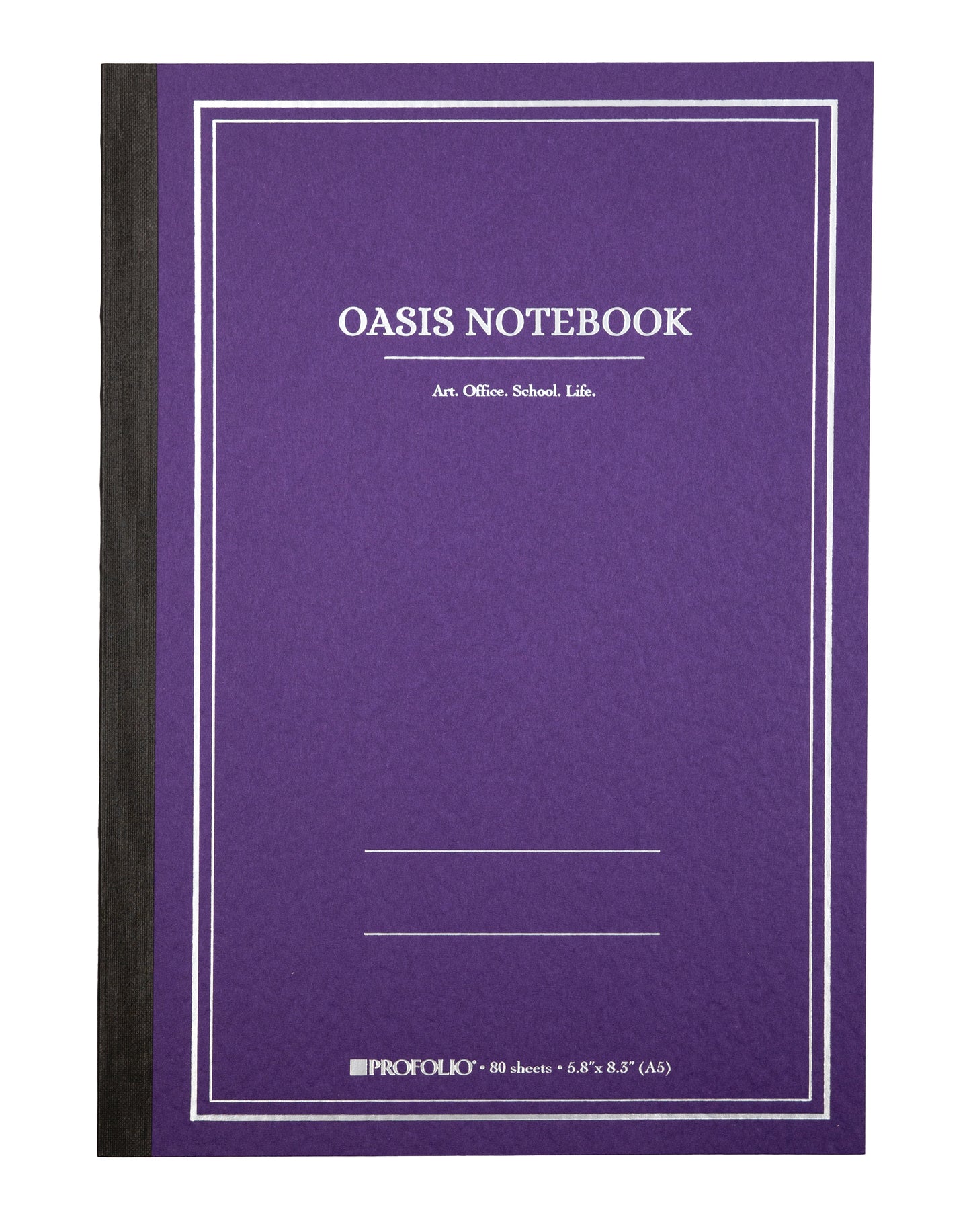 Itoya ProFolio Oasis Notebook A5 - De Rayas - Purple