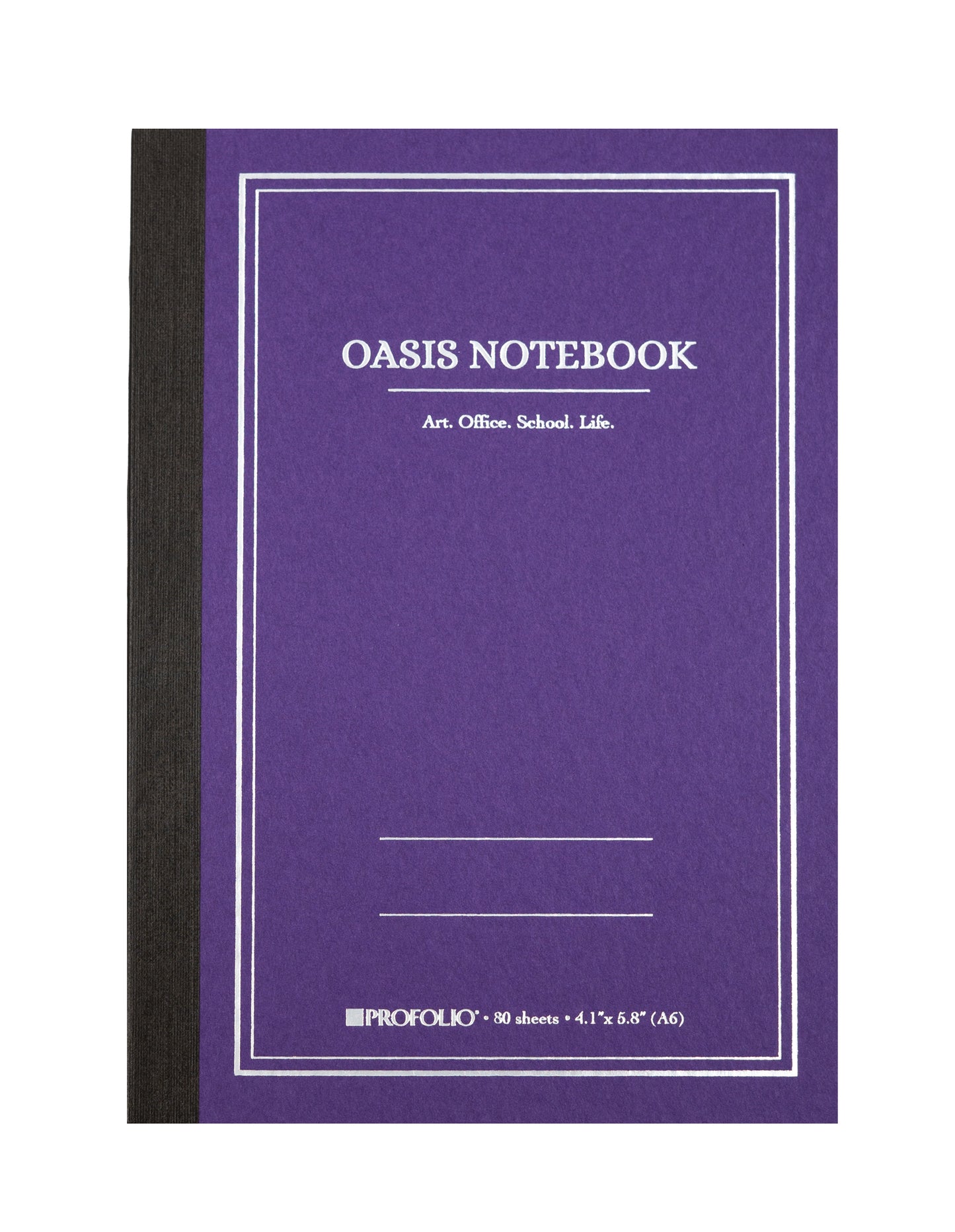 Itoya ProFolio Oasis Notebook A6 - De Rayas - Purple