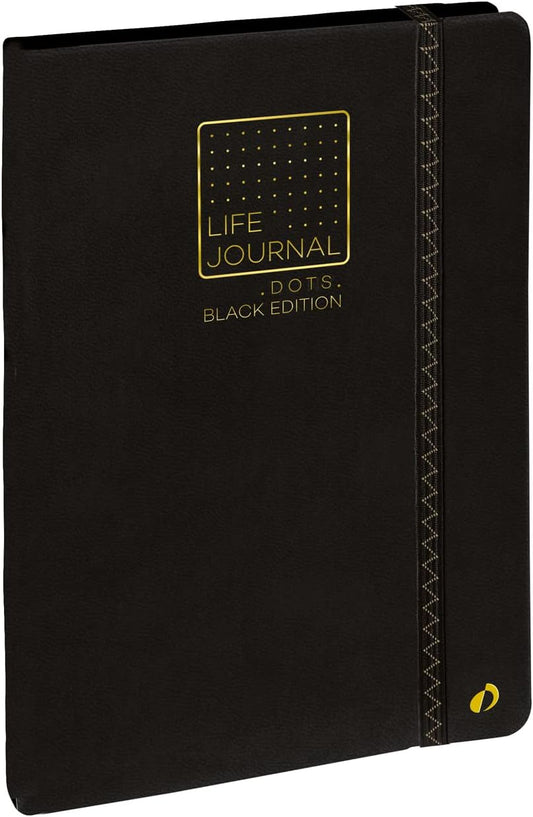 QUO VADIS - Notebook - Life Journal Dots - Black Edition