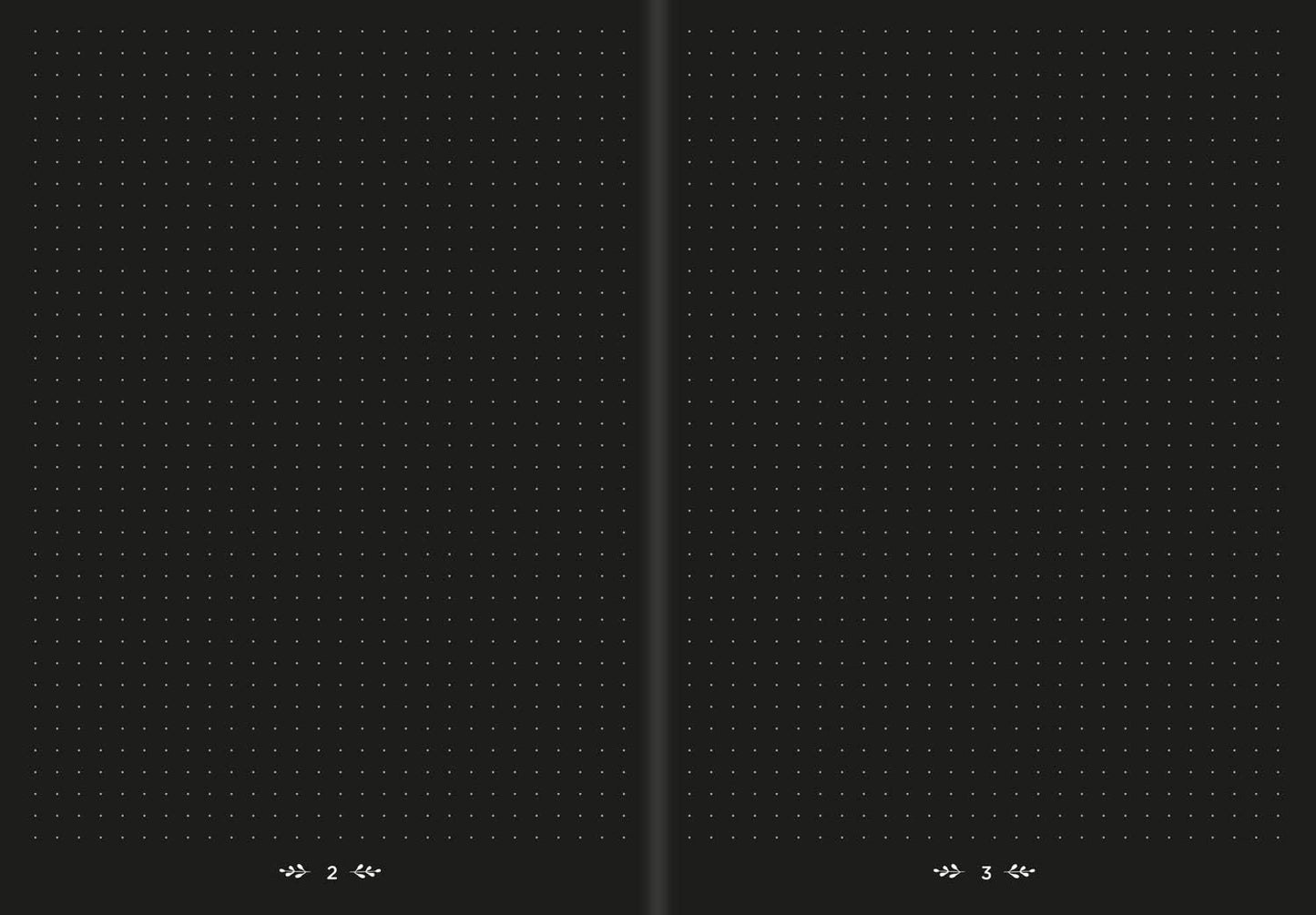 QUO VADIS - Notebook - Life Journal Dots - Black Edition