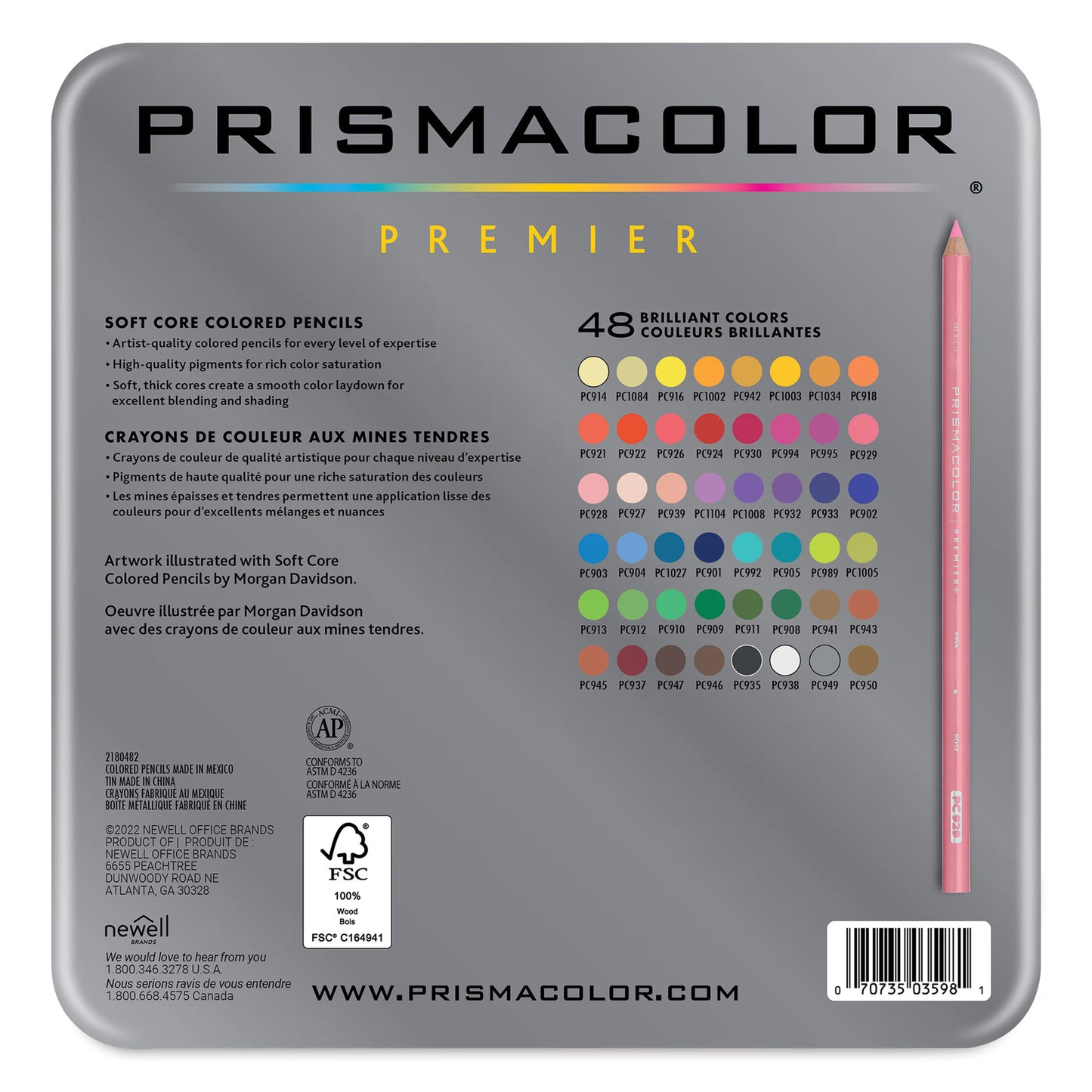Prismacolor Premier Colored Pencil Sets - 48 unidades
