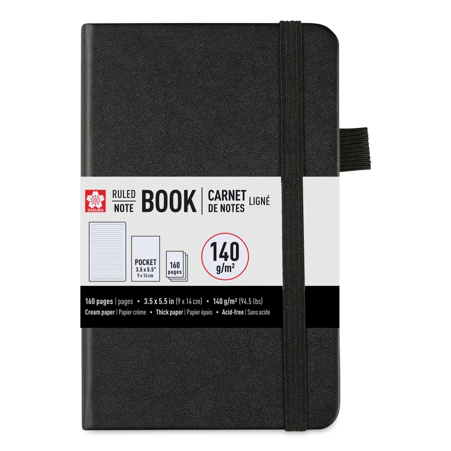 SAKURA - Notebooks - Hardcover (Tapa Dura) - Pocket (3.5" x 5.5")