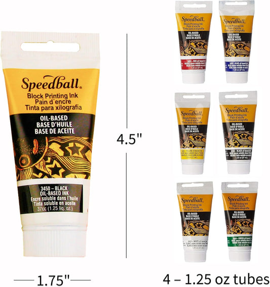 SPEEDBALL - Oil-Based Relief Inks Sample Set