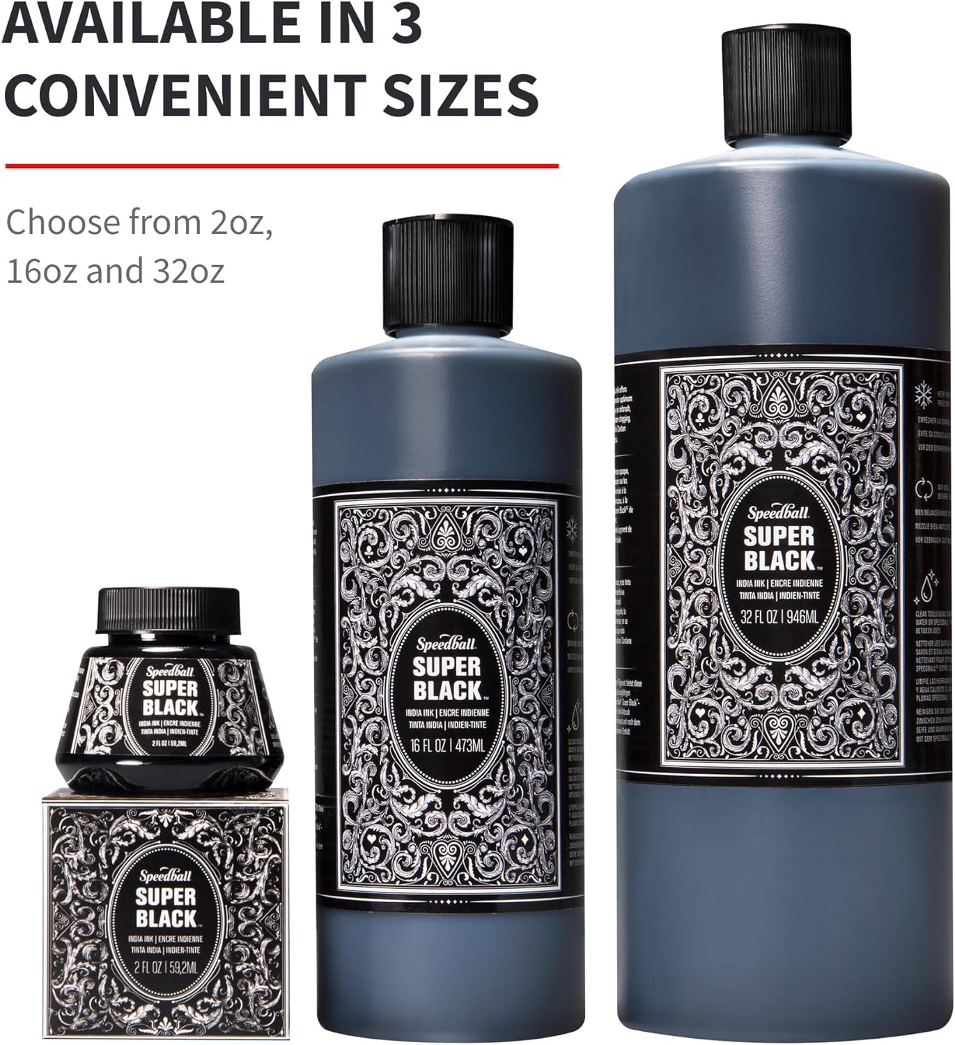 SPEEDBALL - Super Black India Ink