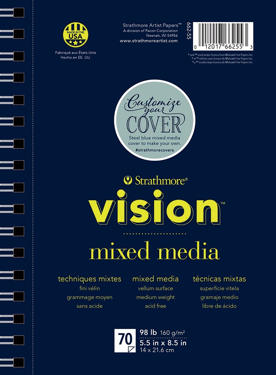 Vision Mixed Media Paper Pads CAJA GOLPEADA DESCUENTO