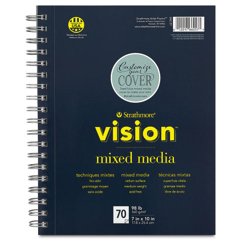 Vision Mixed Media Paper Pads CAJA GOLPEADA DESCUENTO
