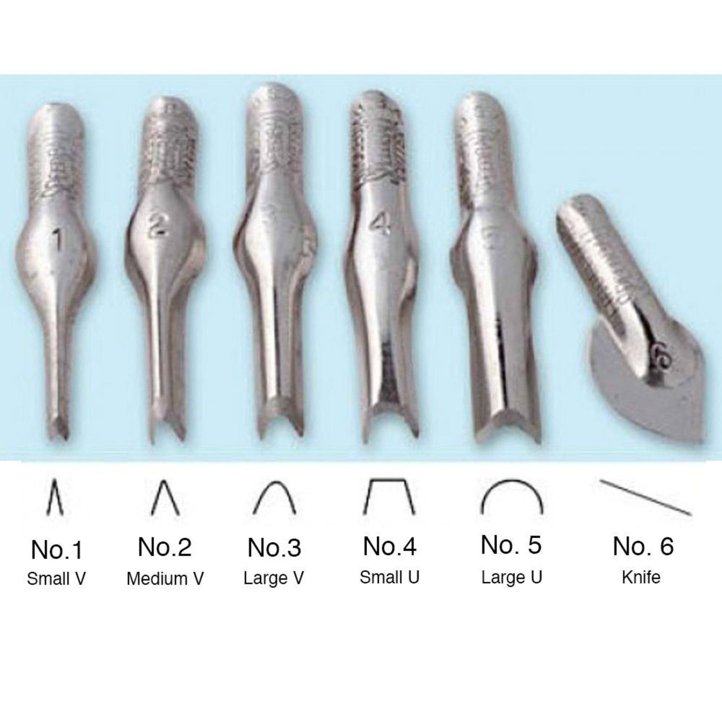 SPEEDBALL - Linoleum Cutters (Gouges for Linoleum or Rubber)