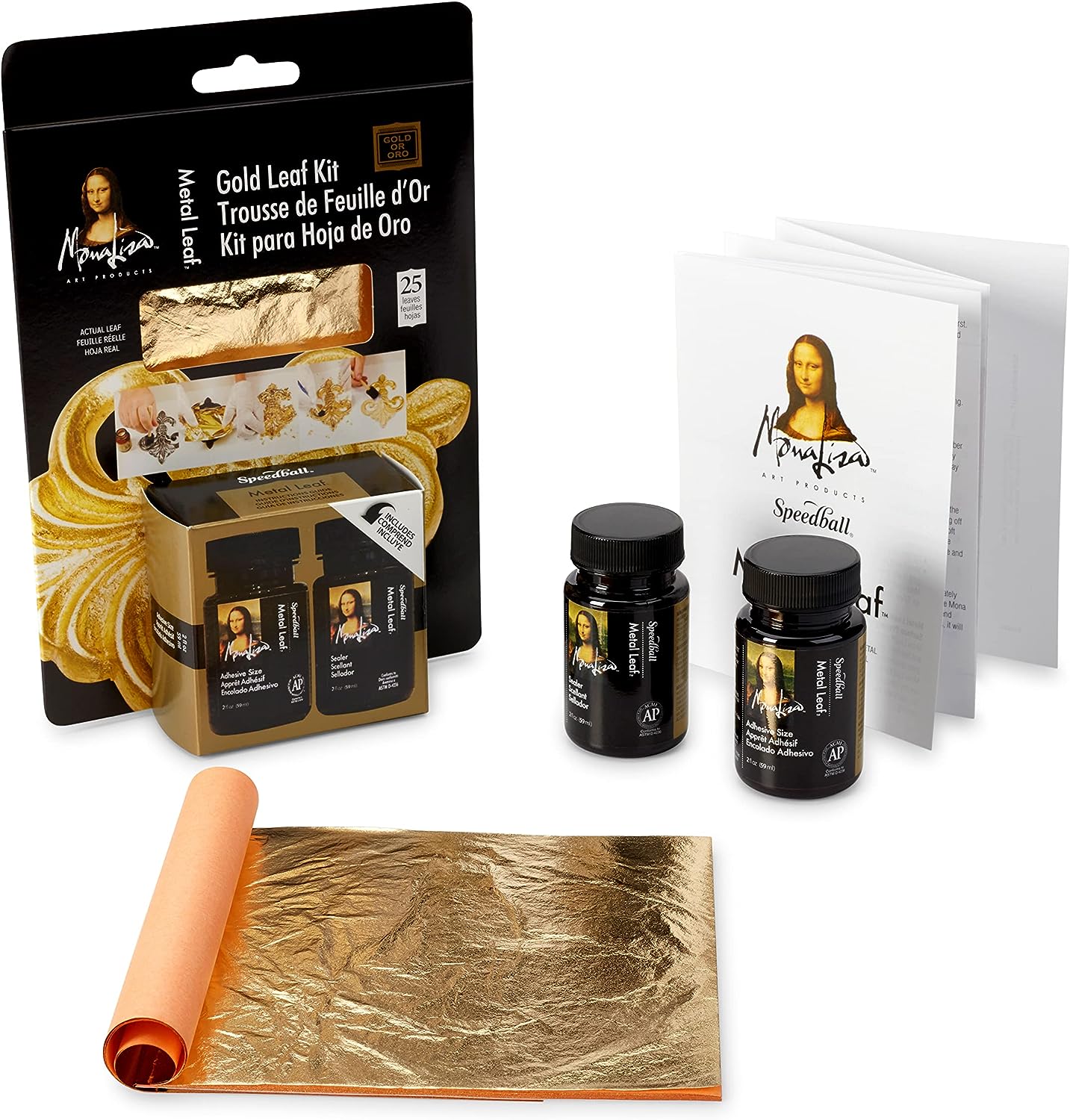 MONA LISA (Speedball) - Composition Gold Leaf Kit