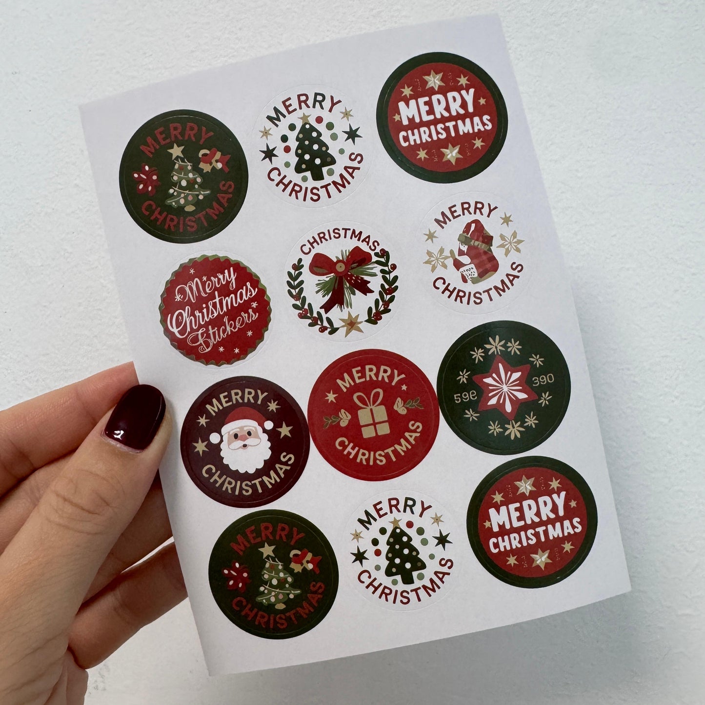 Stickers - Navidad Redondos