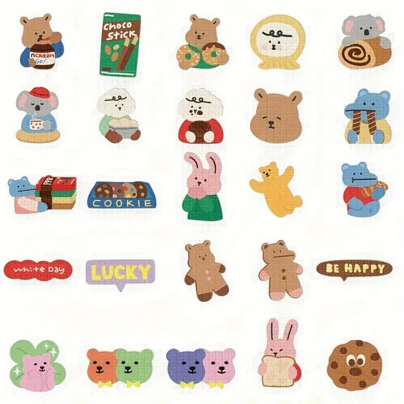 Stickers - Animales y Snacks