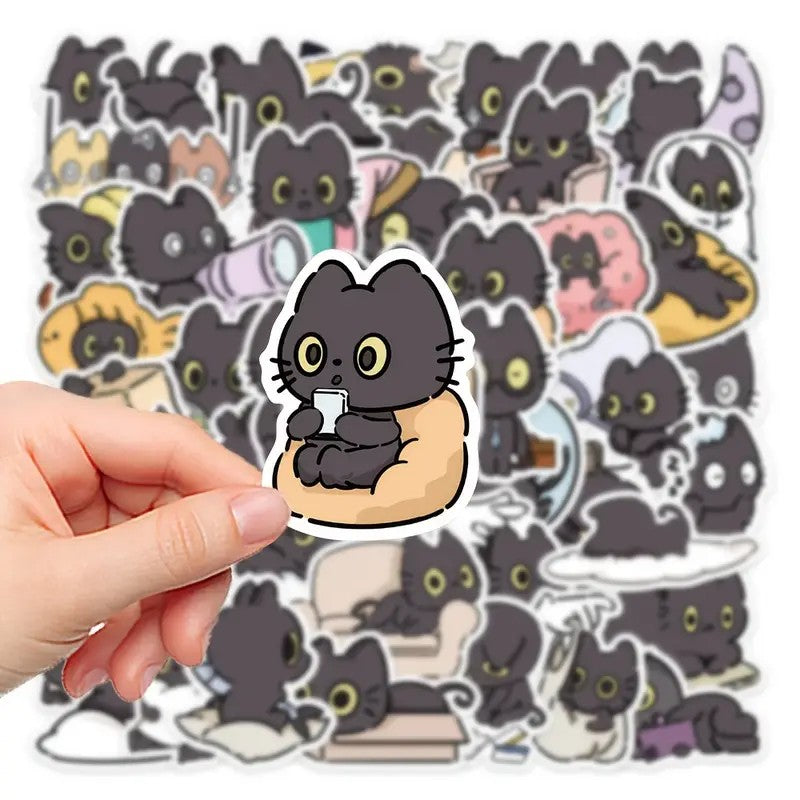 Stickers - Gatitos Negros 3