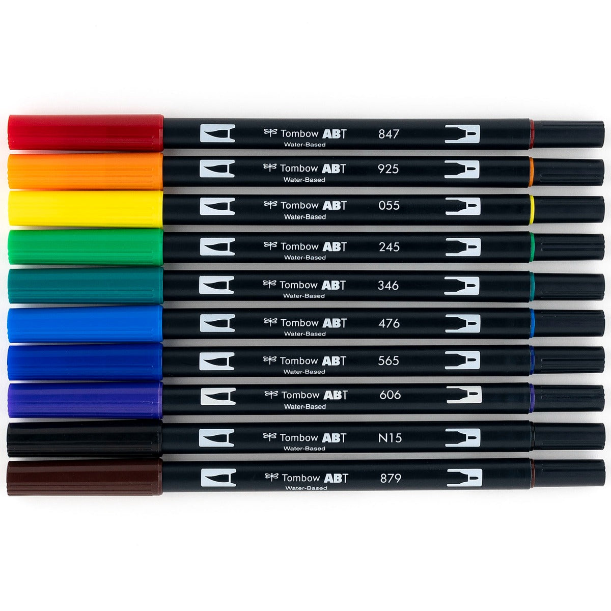 TOMBOW - Dual Brush Pen Set of 10 - Primary