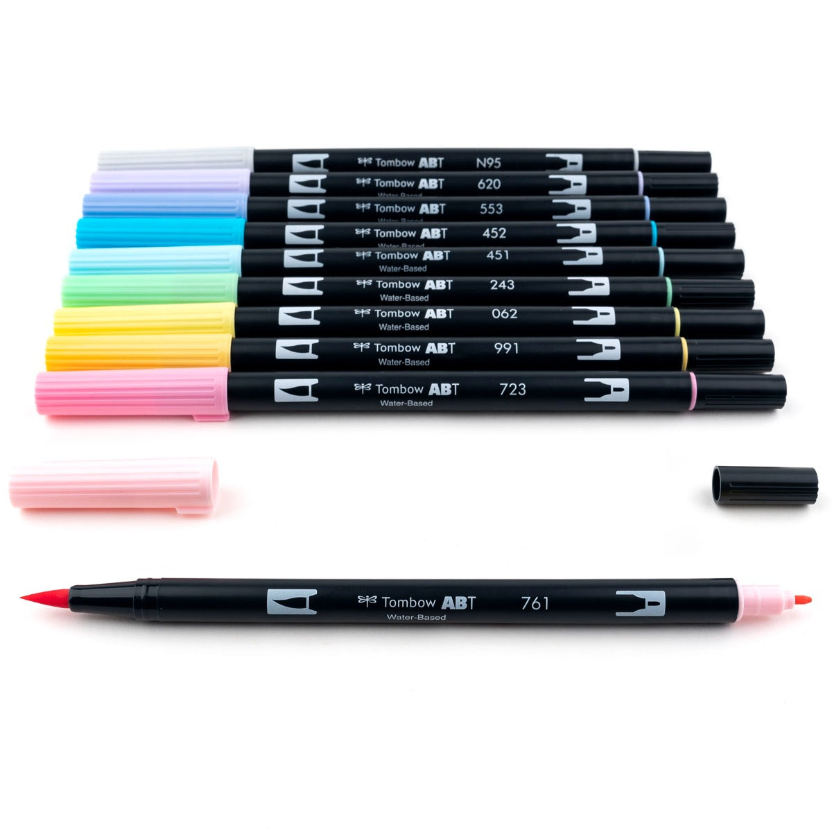 TOMBOW - Dual Brush Pen Set de 10 - Pastel