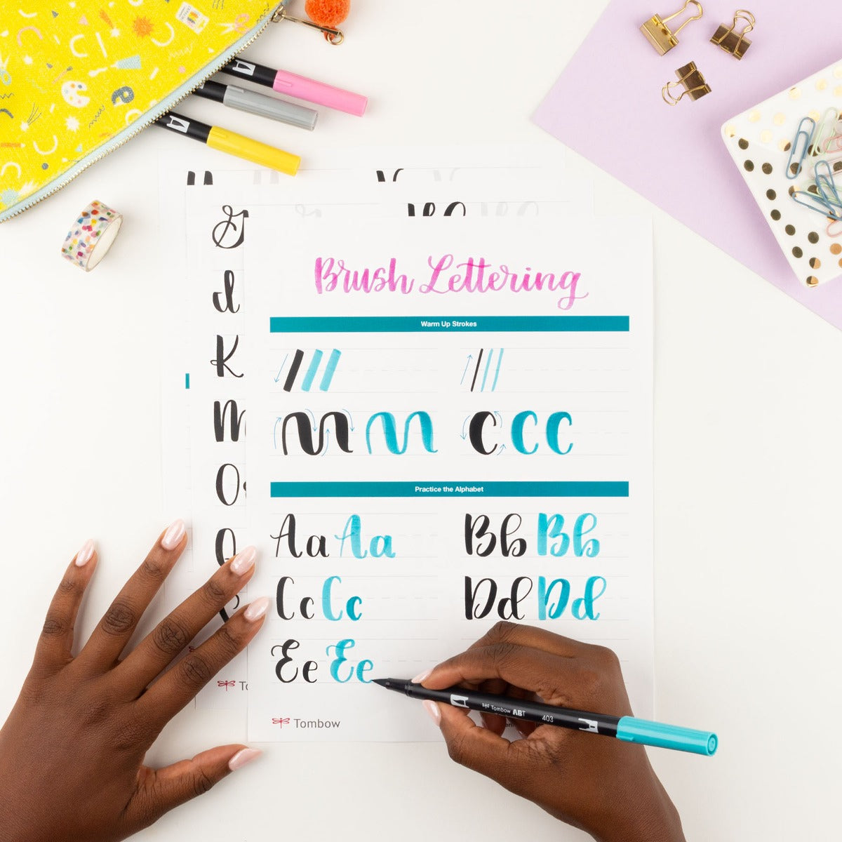 TOMBOW - Lettering in Color Set