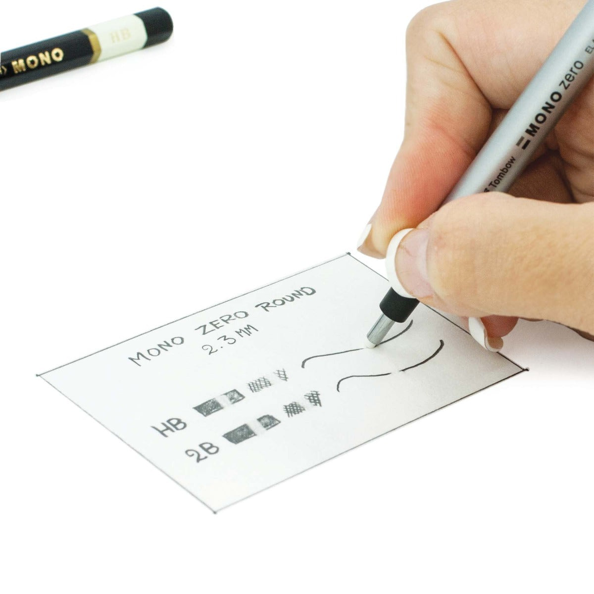 TOMBOW - MONO Zero Round Eraser + Refill Value Pack (Borrador)