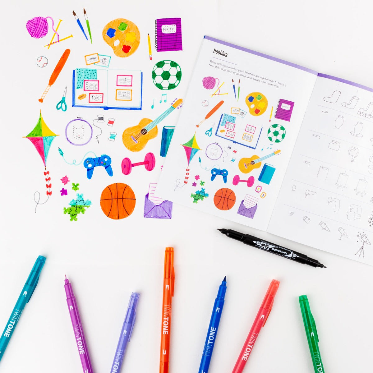 TOMBOW - Learn to Doodle Kit