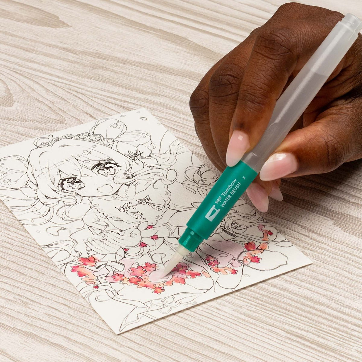 TOMBOW - Dual Brush Pen - MANGA SET - FLOWER
