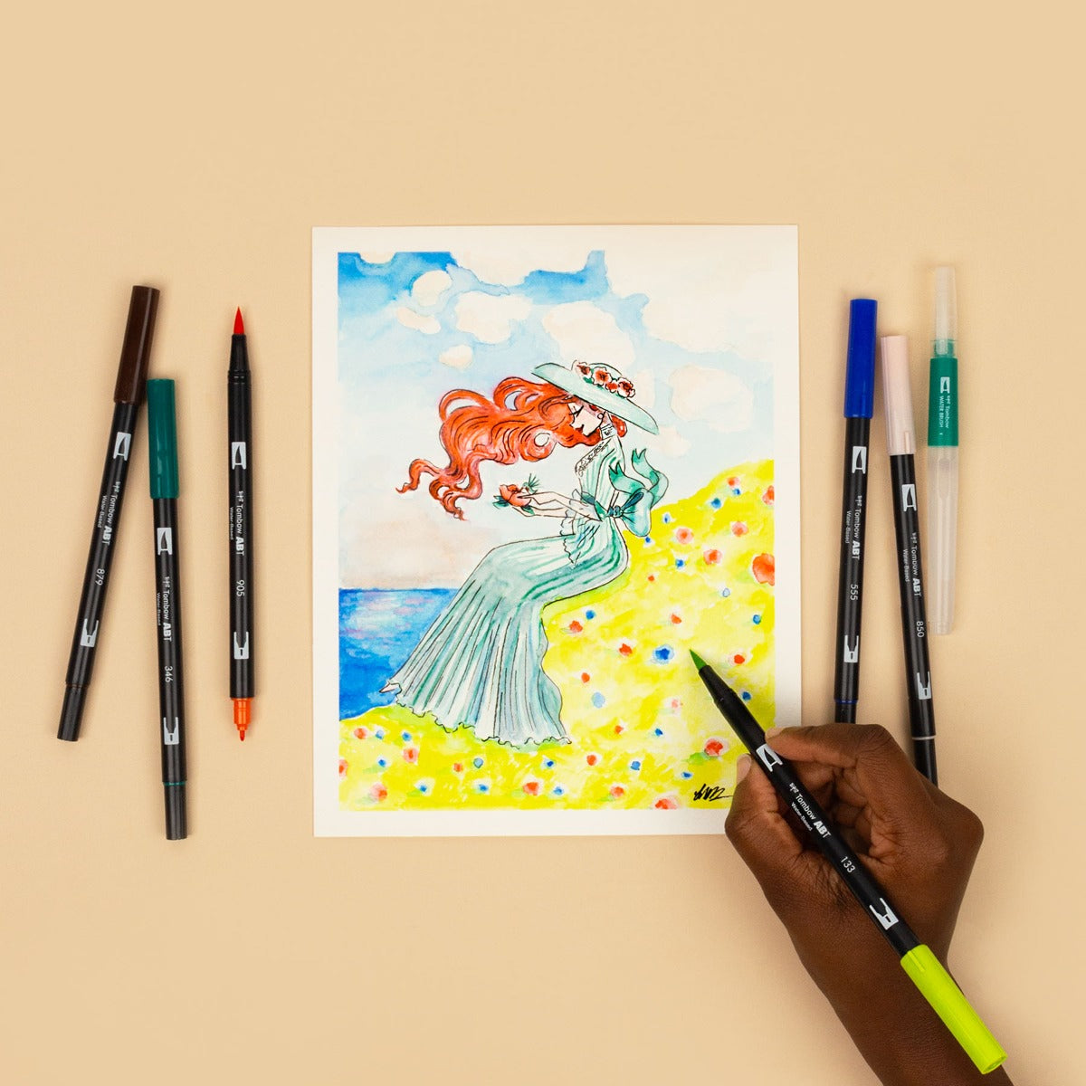 TOMBOW - Dual Brush Pen - MANGA SET - WIND