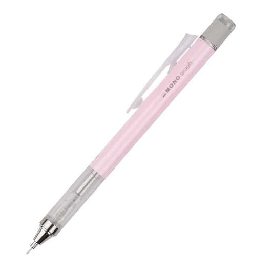 TOMBOW - MONO Graph Mechanical Pencil + Eraser Set - PINK