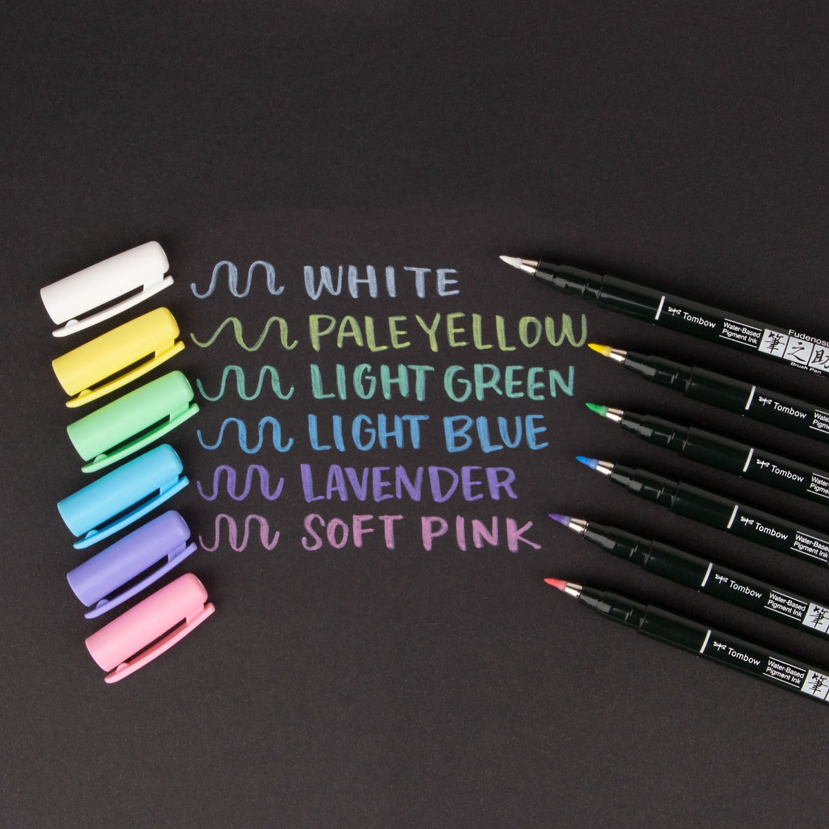 FUDENOSUKE Brush Pen - Fudenosuke - Colores Pasteles