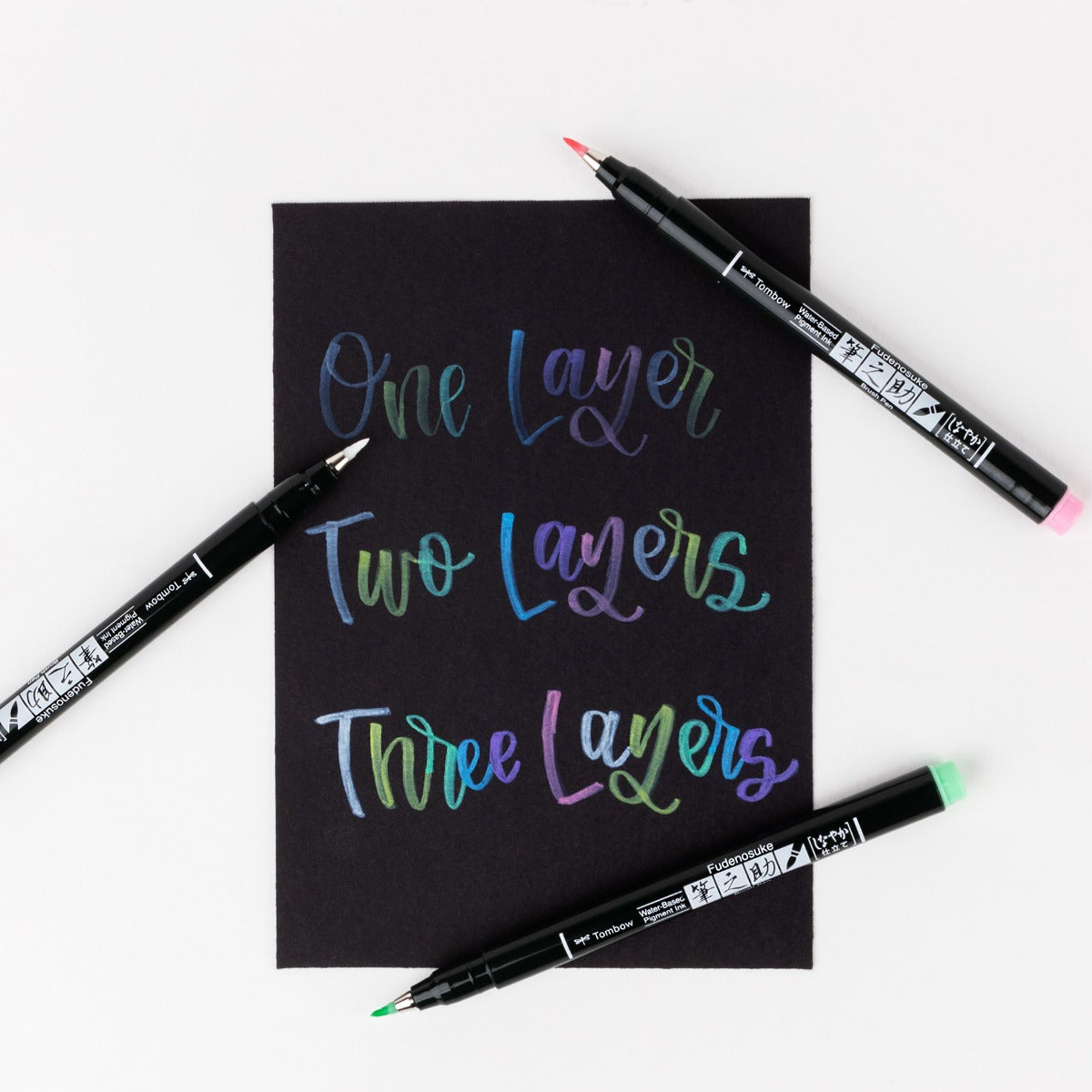 FUDENOSUKE Brush Pen - Fudenosuke - Colores Pasteles