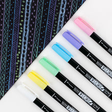 Cargar imagen en el visor de la galería, FUDENOSUKE Brush Pen - Fudenosuke - Colores Pasteles
