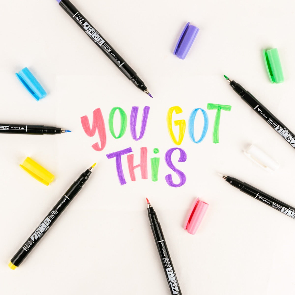 FUDENOSUKE Brush Pen - Fudenosuke - Colores Pasteles