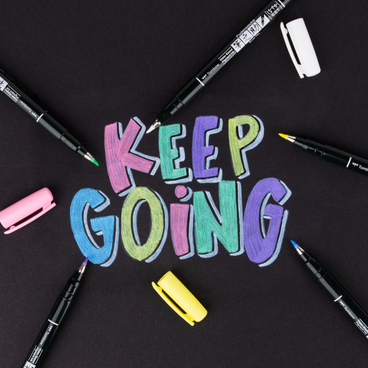 FUDENOSUKE Brush Pen - Fudenosuke - Colores Pasteles