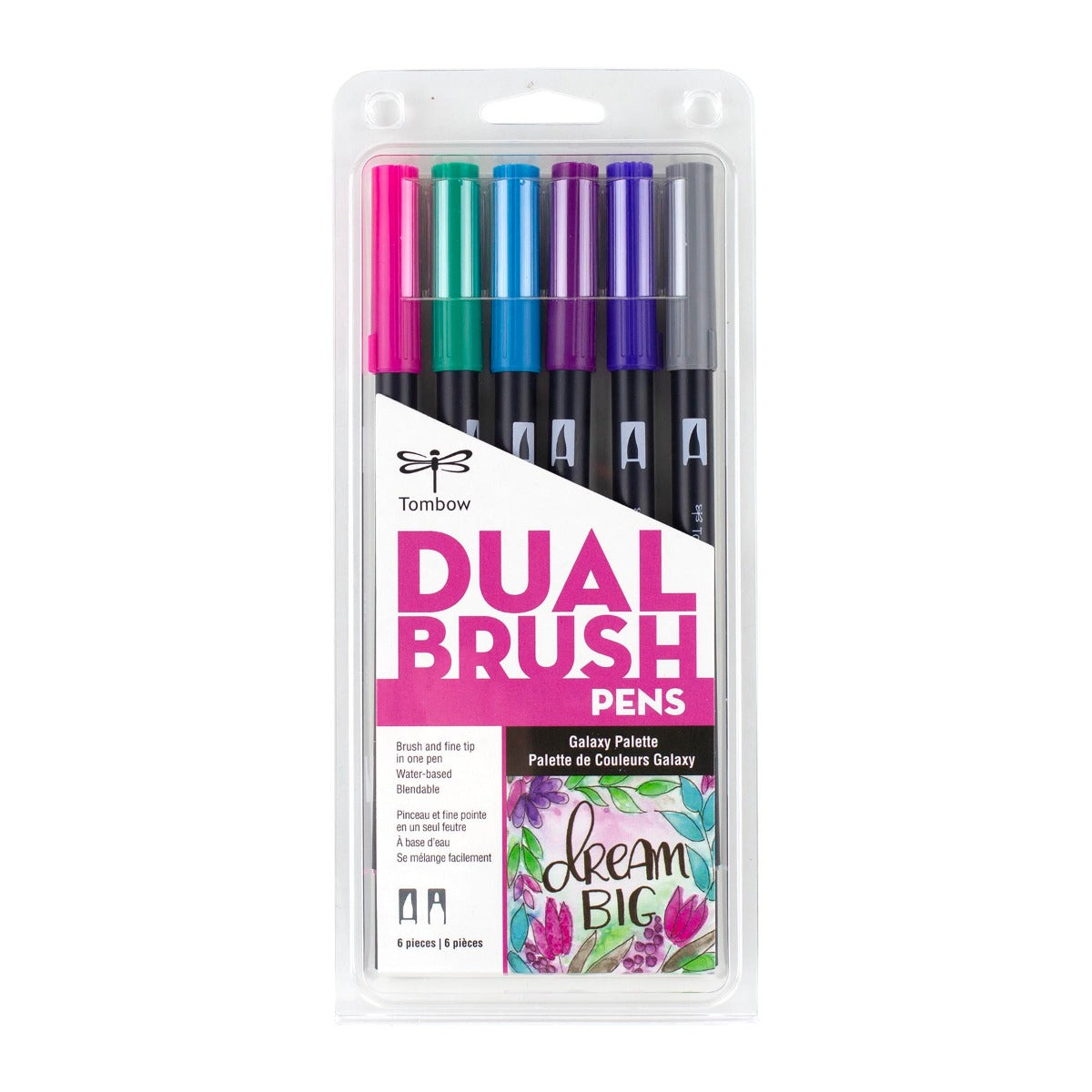 TOMBOW - Dual Brush Pen Set de 6 - Galaxy