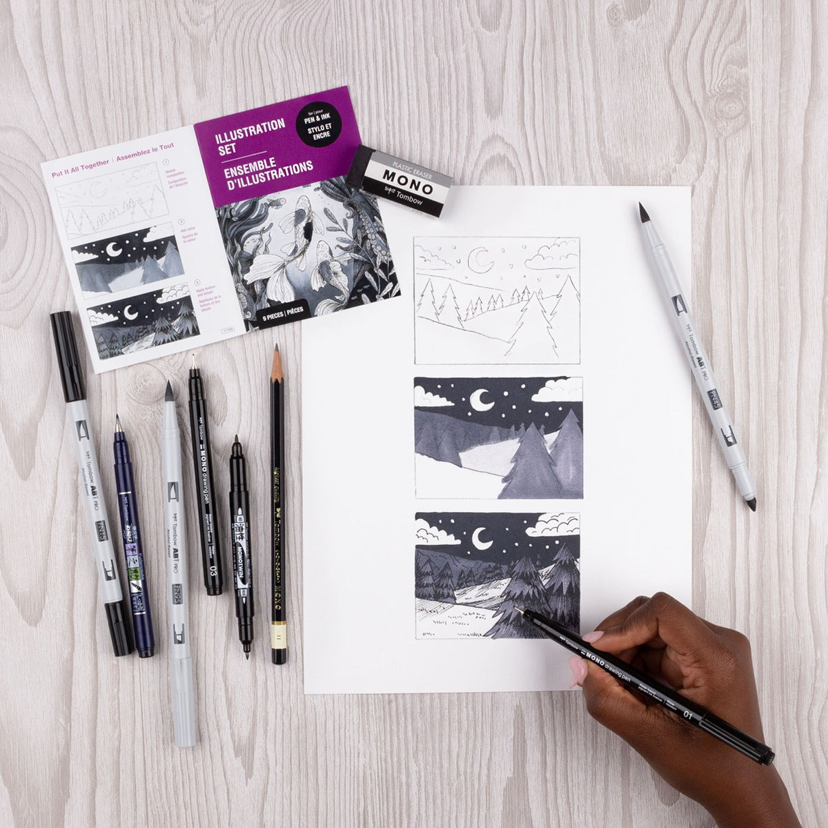 TOMBOW - Illustration Set