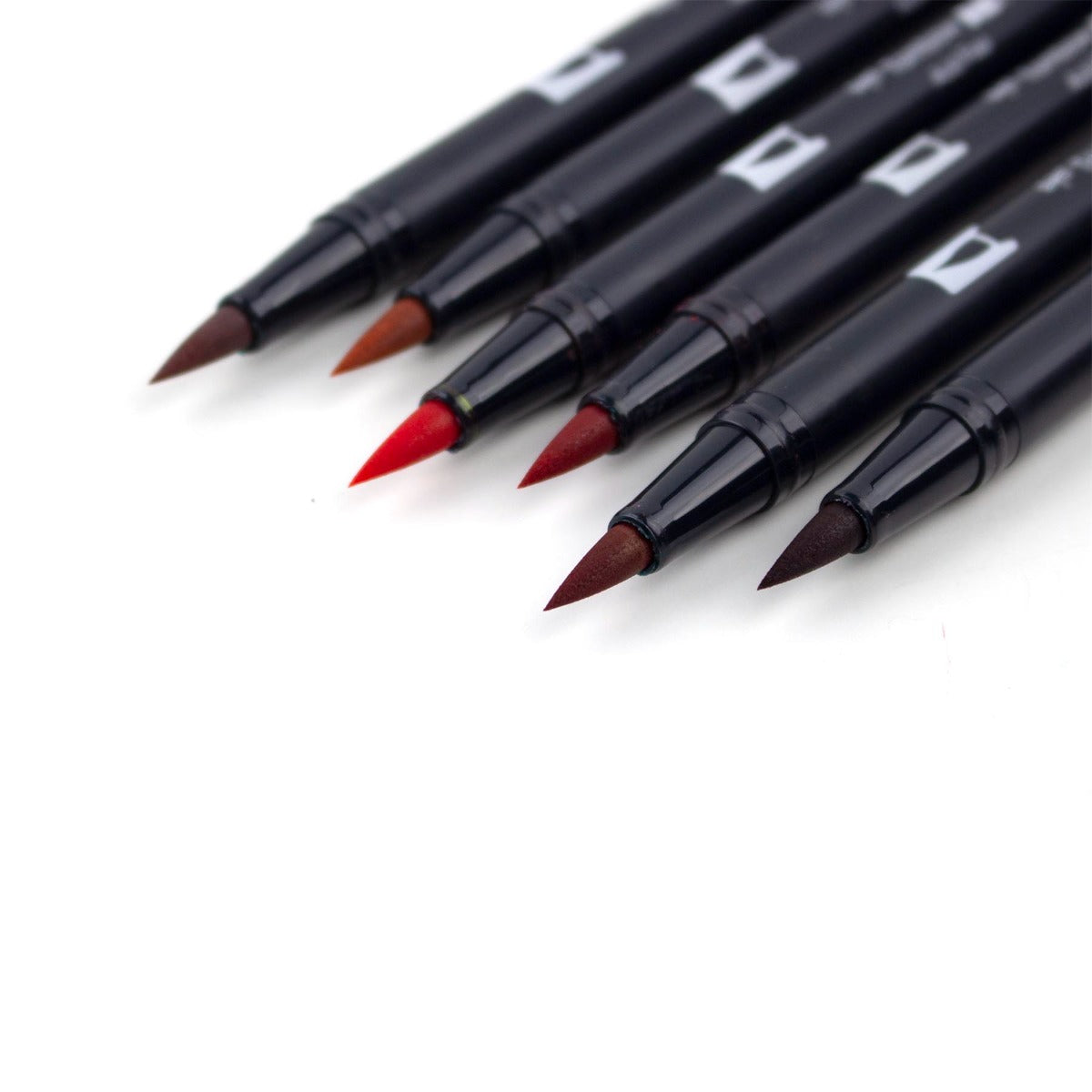 TOMBOW - Dual Brush Pen Set de 6 - Red Blendables