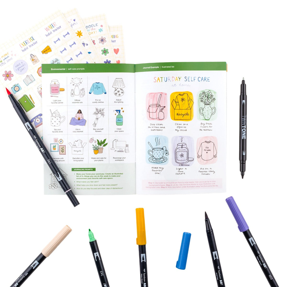 TOMBOW - Self-Care Journaling Kit