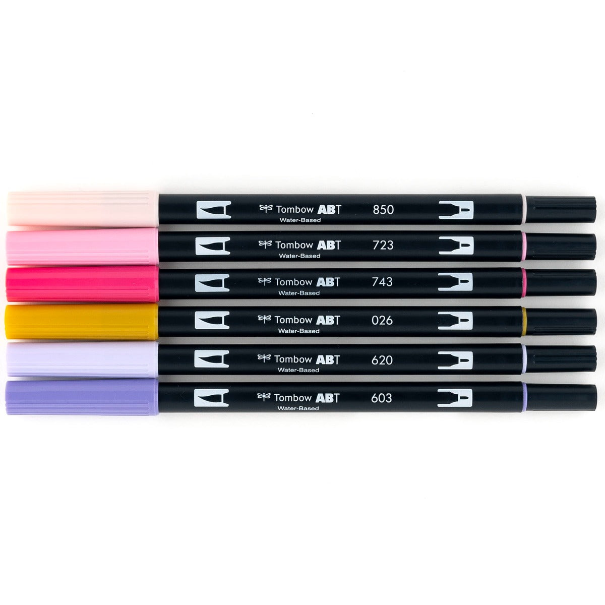 TOMBOW - Dual Brush Pen Set de 6 - Sweetheart